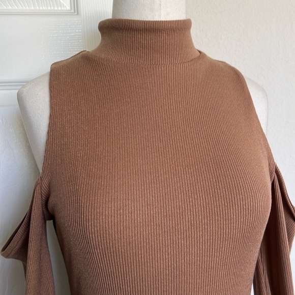 Privacy Please Lorraine Mini Dress in Taupe - Picture 8 of 8